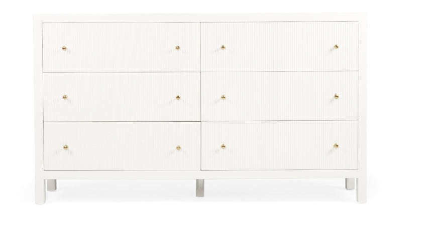 Aubrey Chest of Drawers in White