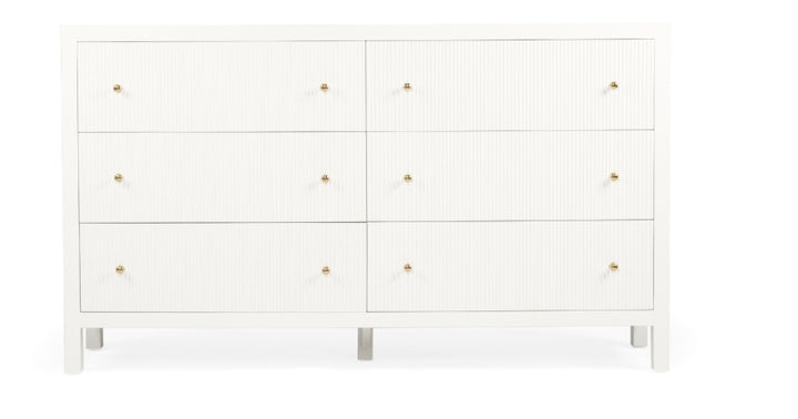 Aubrey Chest of Drawers in White