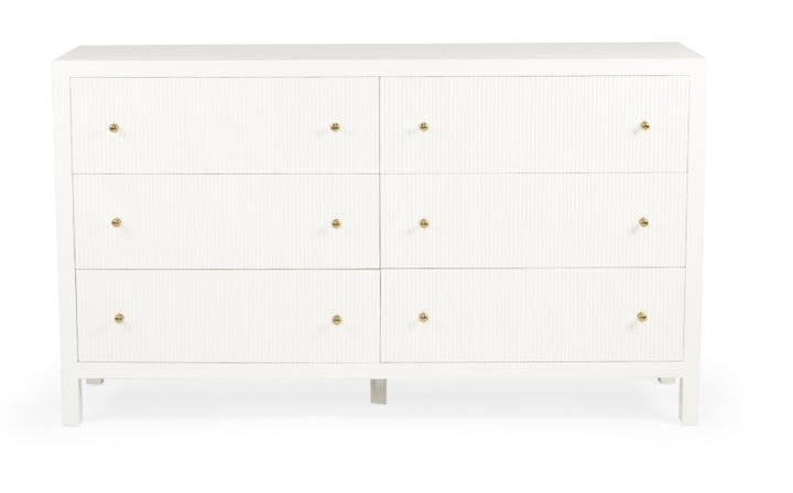 Aubrey Chest of Drawers in White