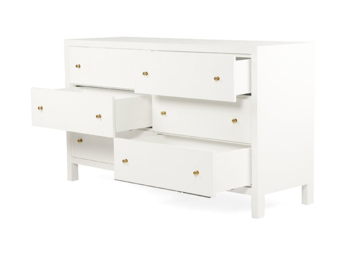Aubrey Chest of Drawers in White