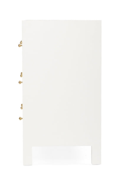 Aubrey Chest of Drawers in White