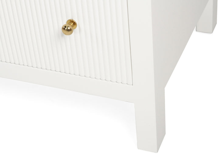 Aubrey Chest of Drawers in White