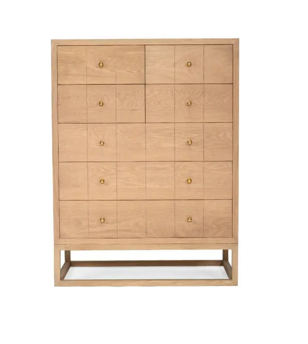 Huxley Tallboy in Natural Rustic Charm Interiors