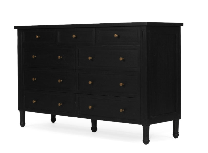 Coralie Chest of Drawers in Black