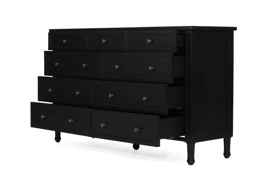 Coralie Chest of Drawers in Black