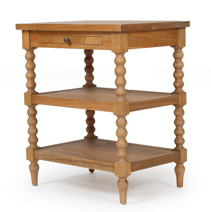 Barley Twist Bedside in Natural