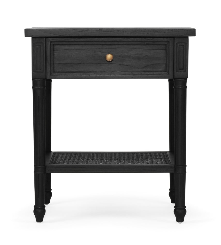 Coralie Bedside in Black