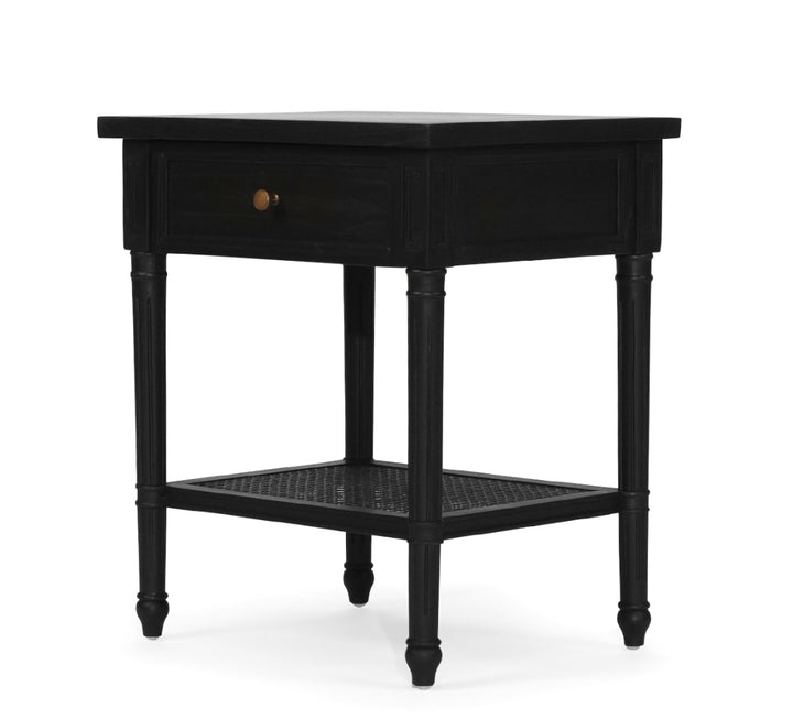 Coralie Bedside in Black