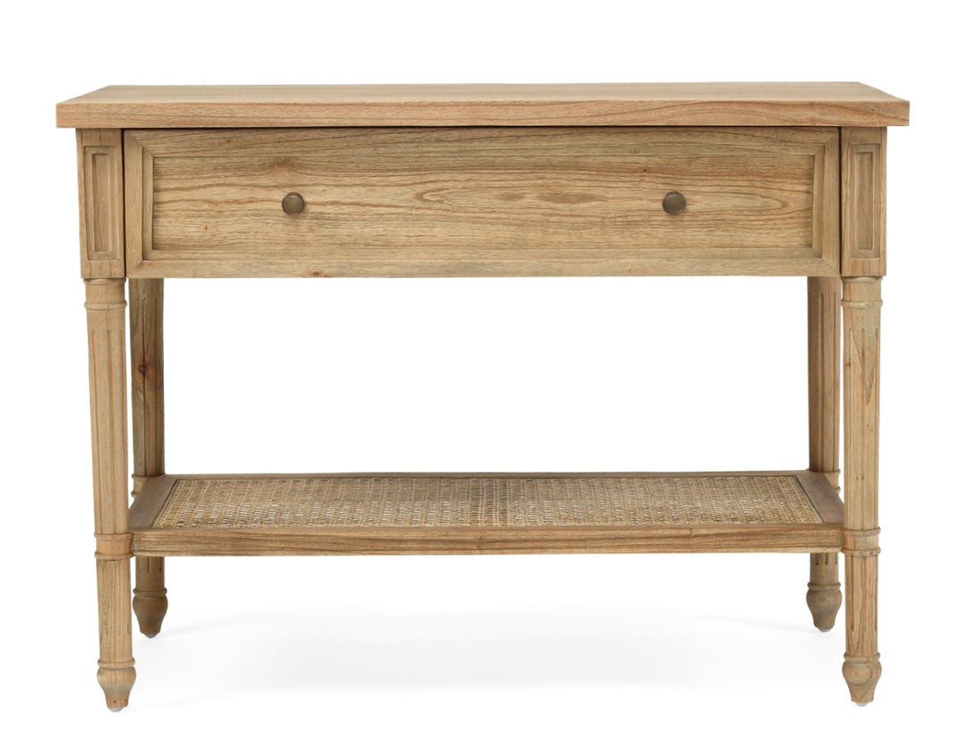 Coralie Nightstand in Weathered Oak
