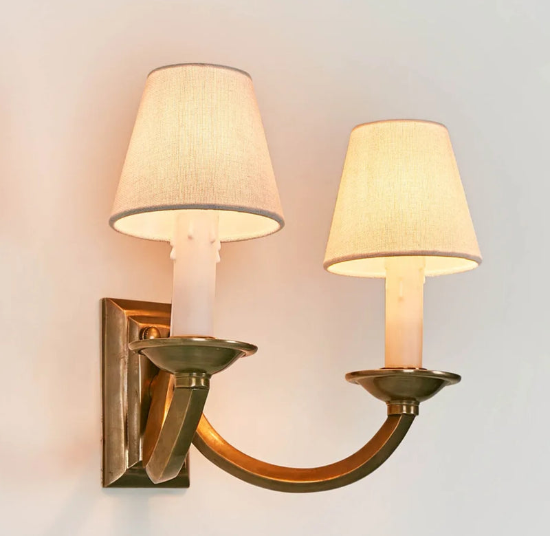 Elise Sconce in Antique Brass