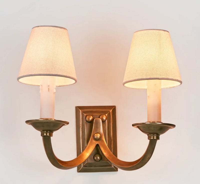 Elise Sconce in Antique Brass