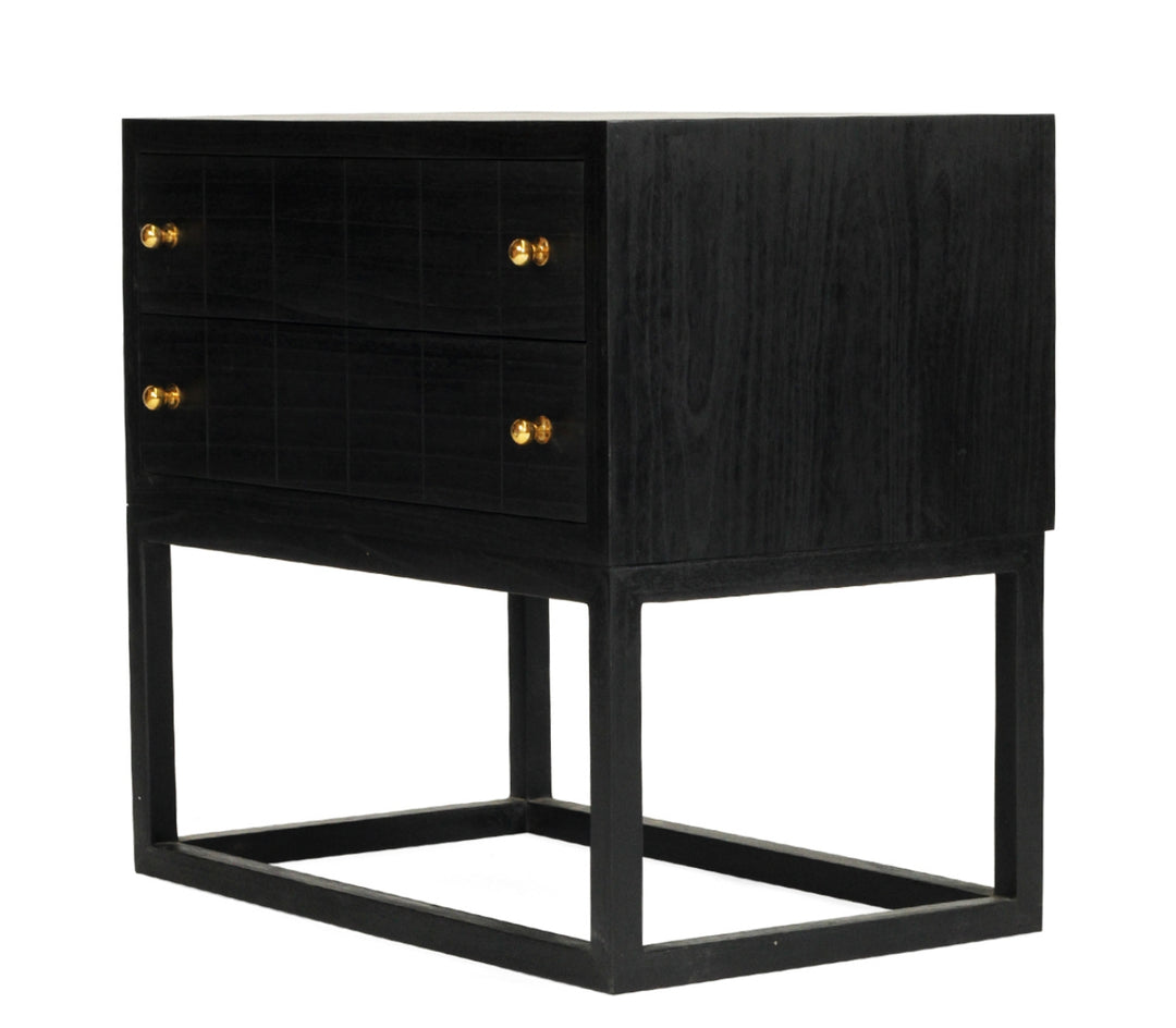Huxley Bedside Table - Black