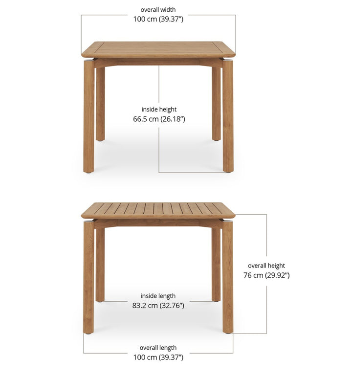 Noosa Square Teak Table