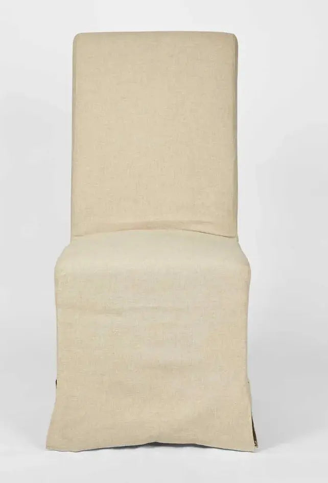 Romano Slip Covered Dining Chair - Natural