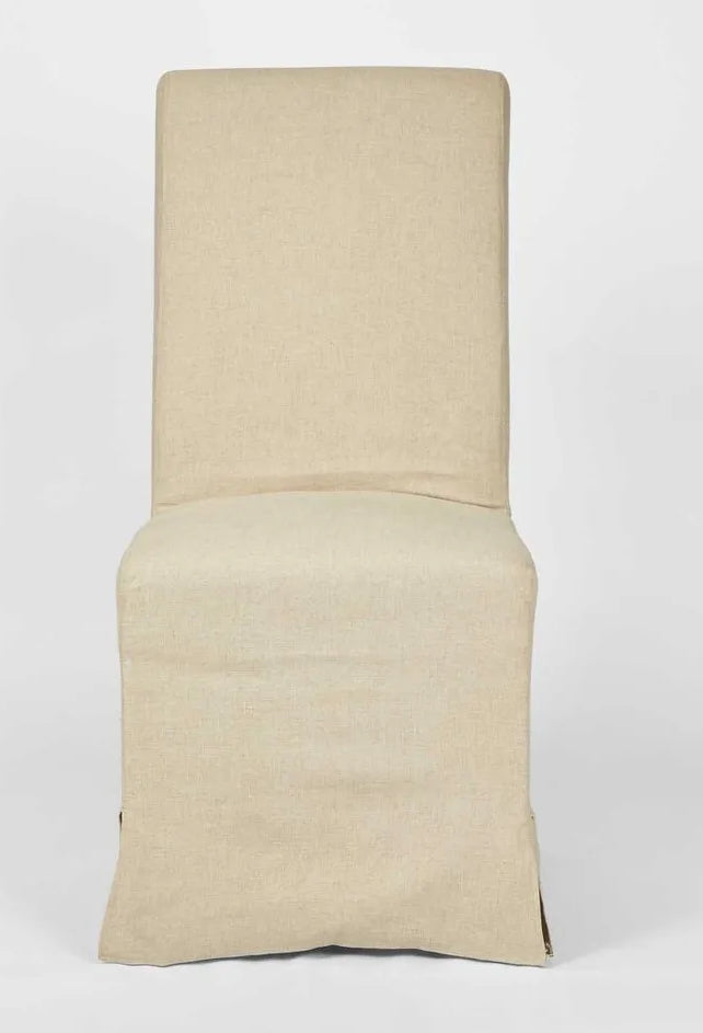 Romano Slip Covered Dining Chair - Natural