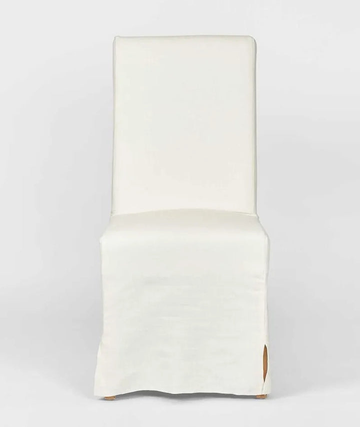 Romano Slip Covered Dining Chair - White