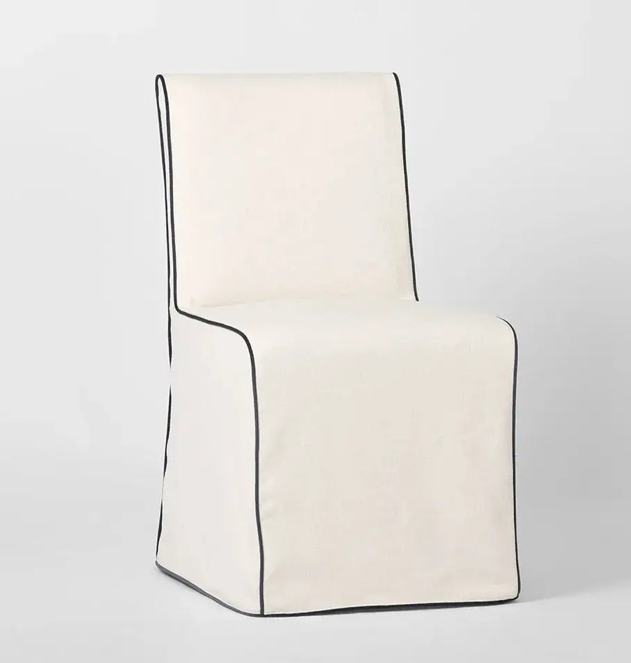 Rhodes Slip-Cover Dining Chair Rustic Charm Interiors