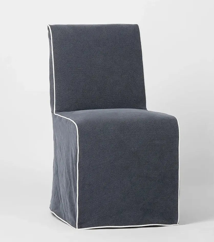 Hudson Slip-Cover Dining Chair Rustic Charm Interiors