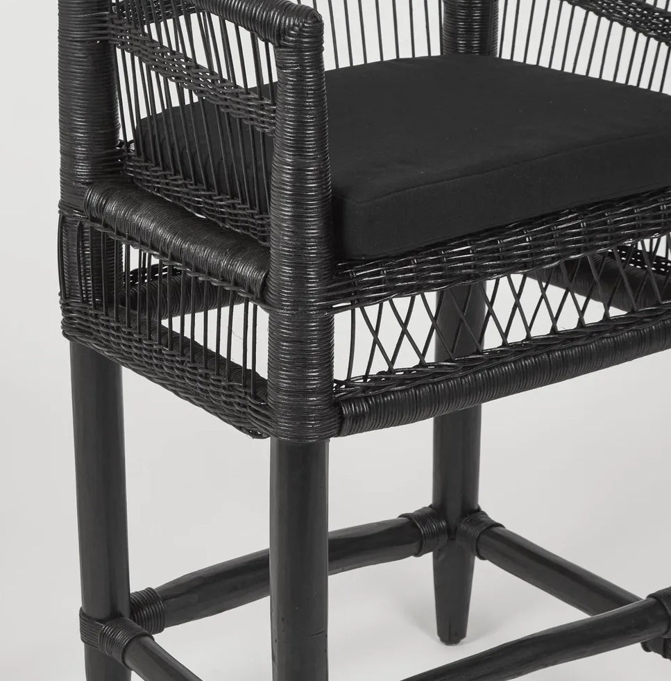 Amalfi Stool in Black