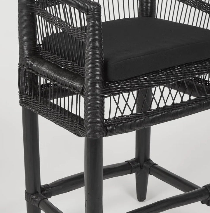 Amalfi Stool in Black