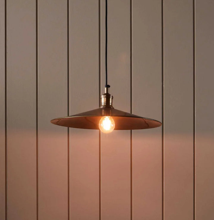 Bartlett Pendant in Antique Brass