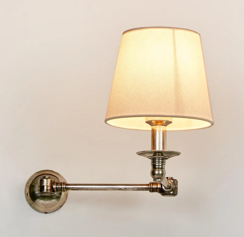 Cape Sconce in Antique Silver