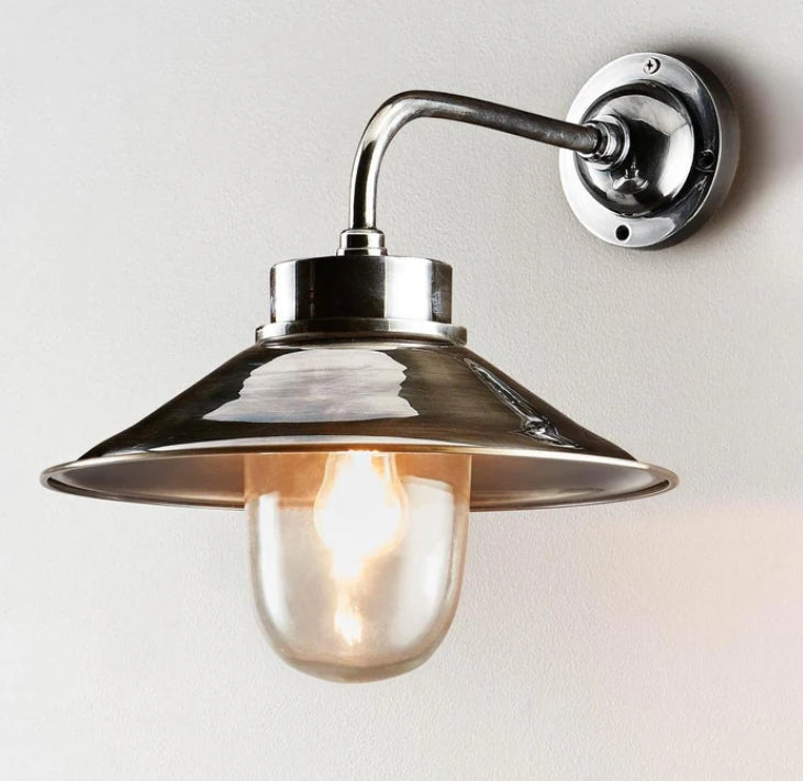 Songhurst Outdoor Wall Light Antique Silver