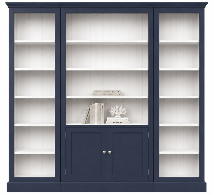 Claremont Bookcase - Navy & White - Archive Sale