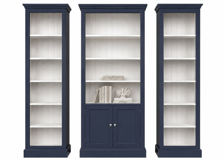 Claremont Bookcase - Navy & White - Archive Sale