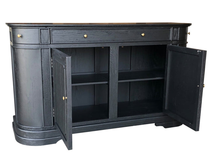 Williams Sideboard in Black Rustic Charm Interiors{{product category}}