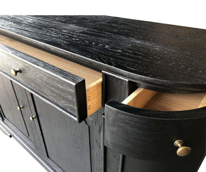 Williams Sideboard in Black Rustic Charm Interiors{{product category}}