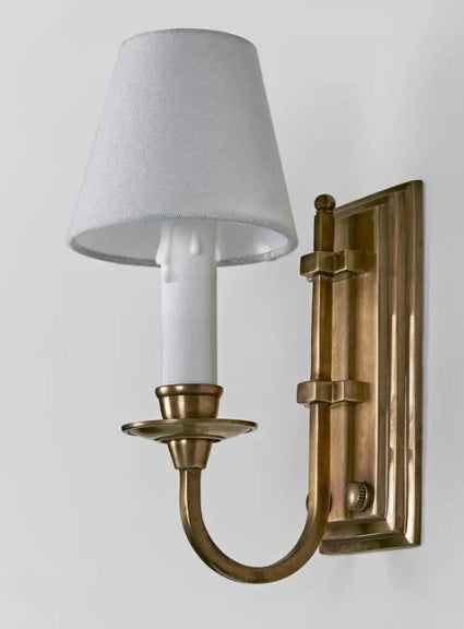 Charleston Sconce in Antique Brass Rustic Charm Interiors{{product category}}