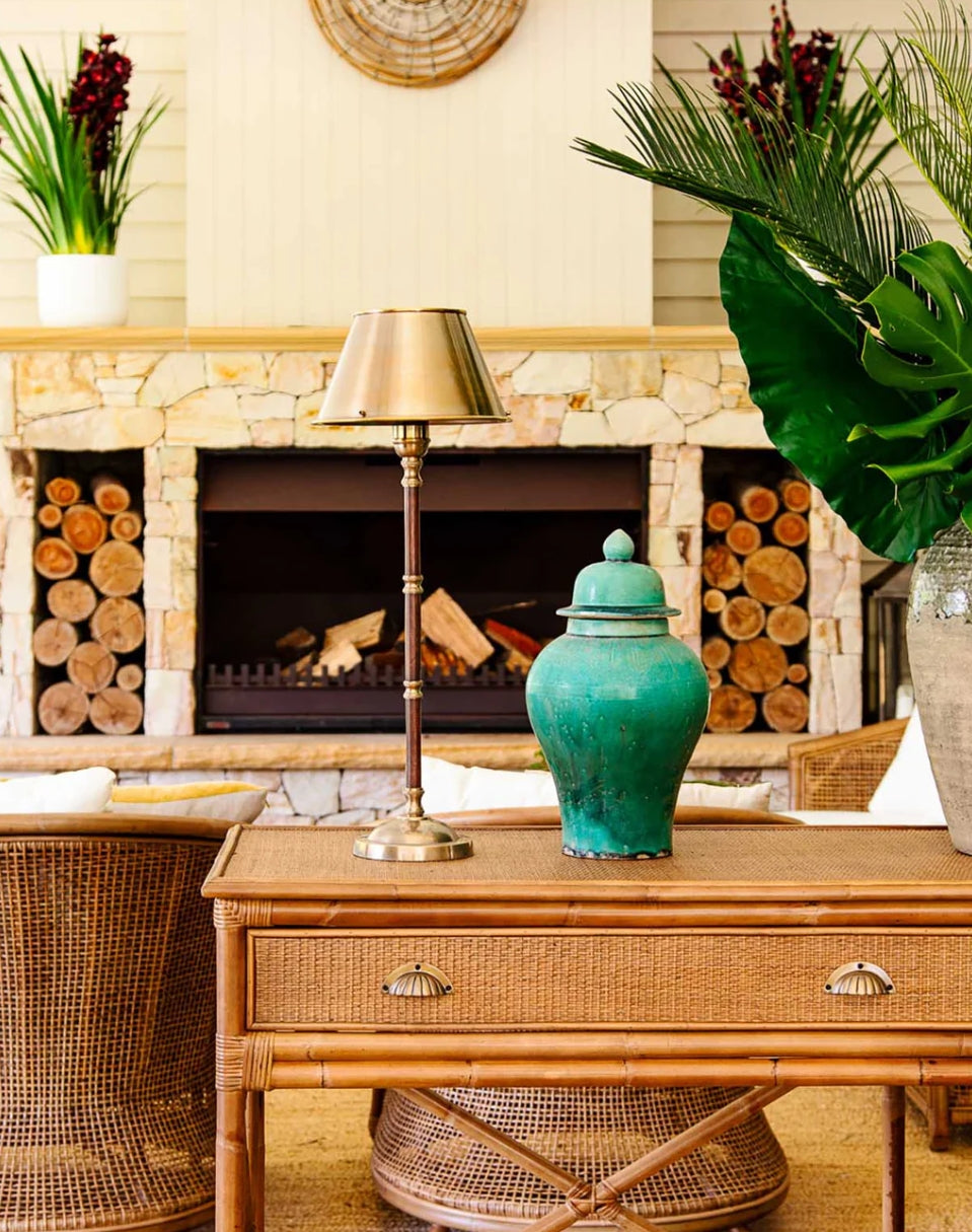 Brentwood Lamp in Brass