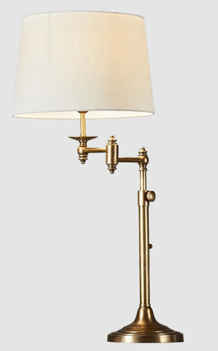 Kent Lamp in Antique Brass