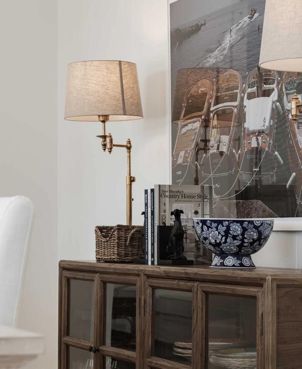 Kent Lamp in Antique Brass