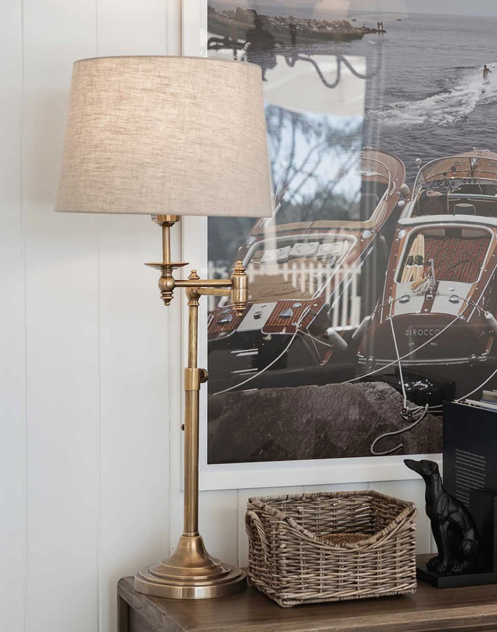 Kent Lamp in Antique Brass