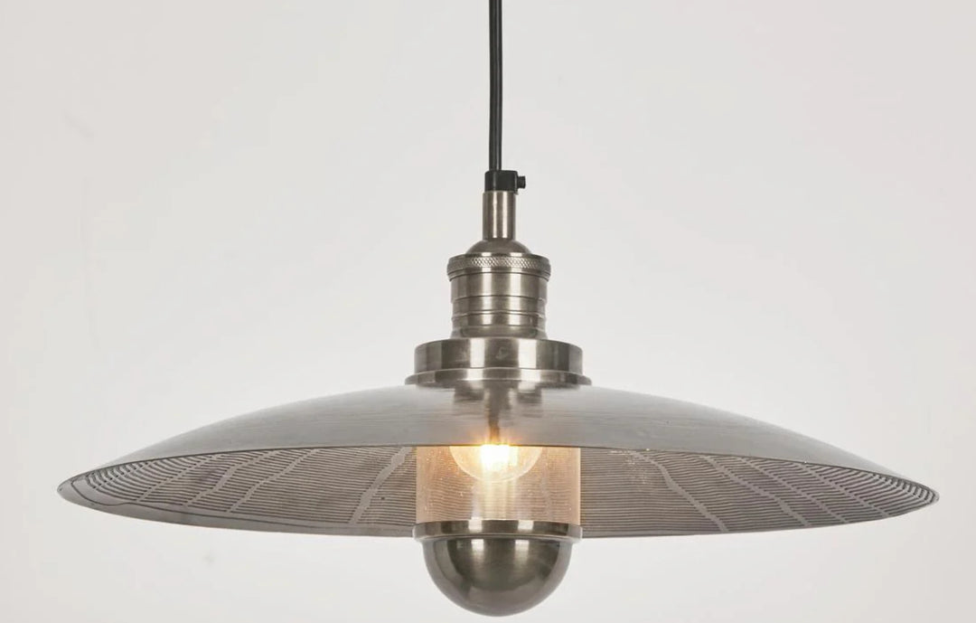 Bates Pendant in Antique Silver