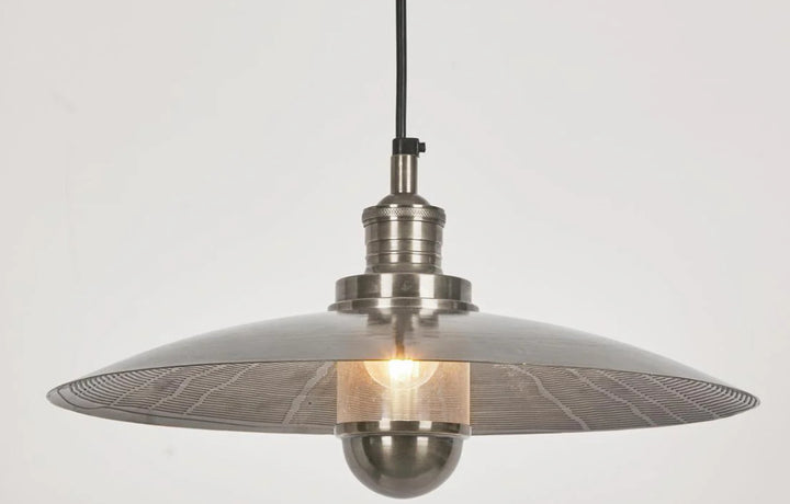 Bates Pendant in Antique Silver