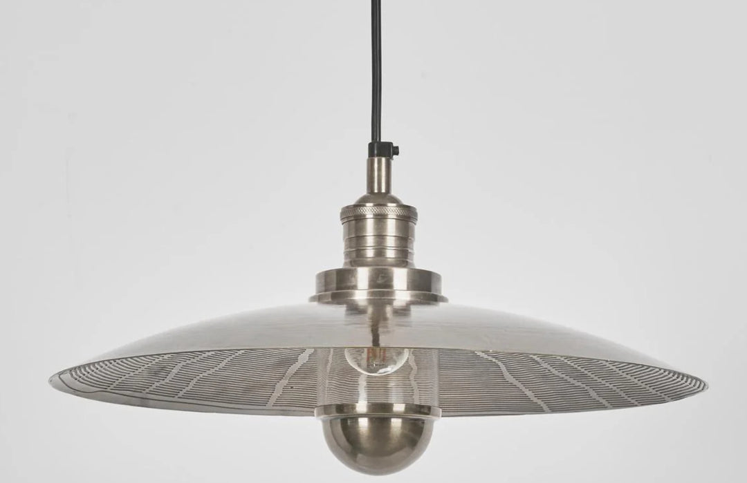 Bates Pendant in Antique Silver