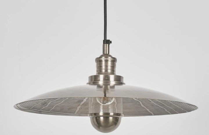 Bates Pendant in Antique Silver