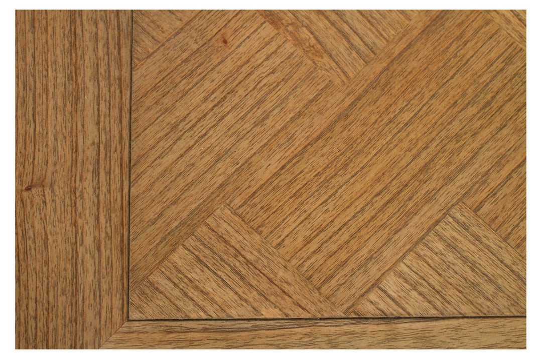 Barley Twist Coffee Table - Herringbone Top