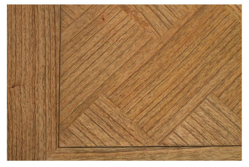 Barley Twist Coffee Table - Herringbone Top