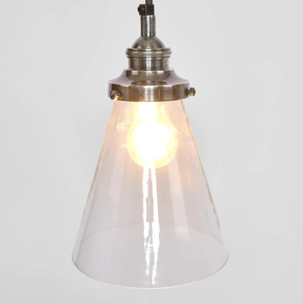 Glasden Glass Pendant - Small - Clear Glass