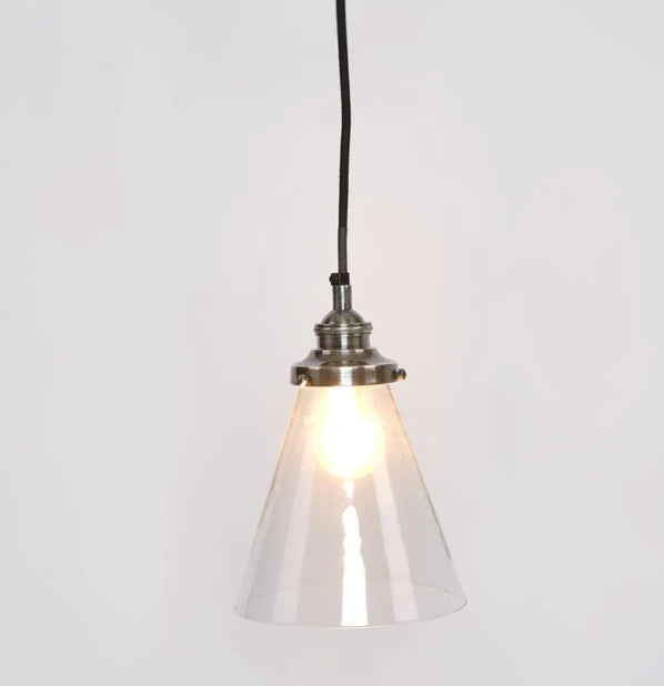 Glasden Glass Pendant - Small - Clear Glass