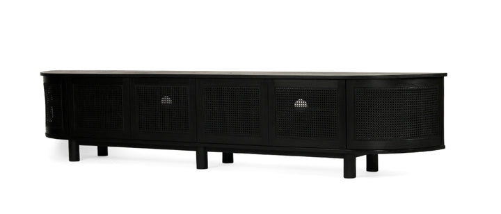 Luca TV Media Unit in Black- Large