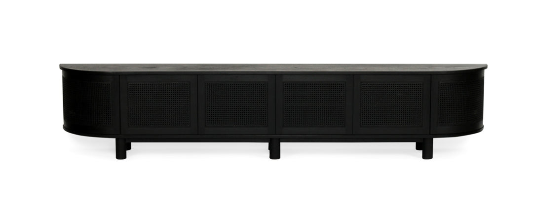 Luca TV Media Unit in Black- Large