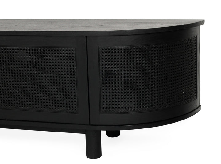 Luca TV Media Unit in Black- Large