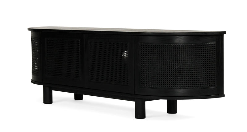 Luca TV Media Unit in Black- Regular