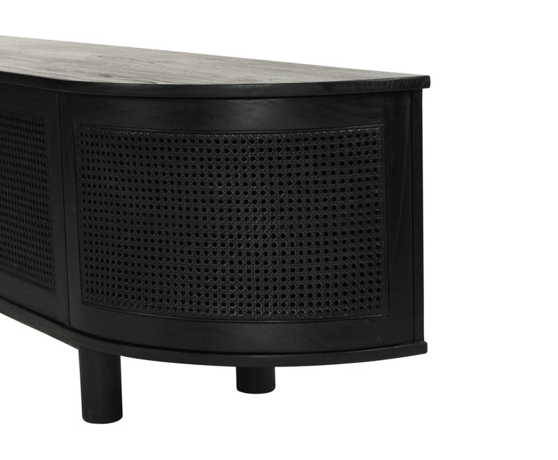 Luca TV Media Unit in Black- Regular