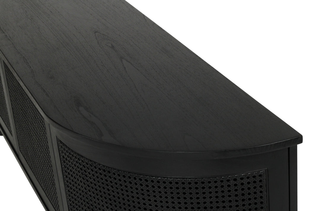 Luca TV Media Unit in Black- Regular
